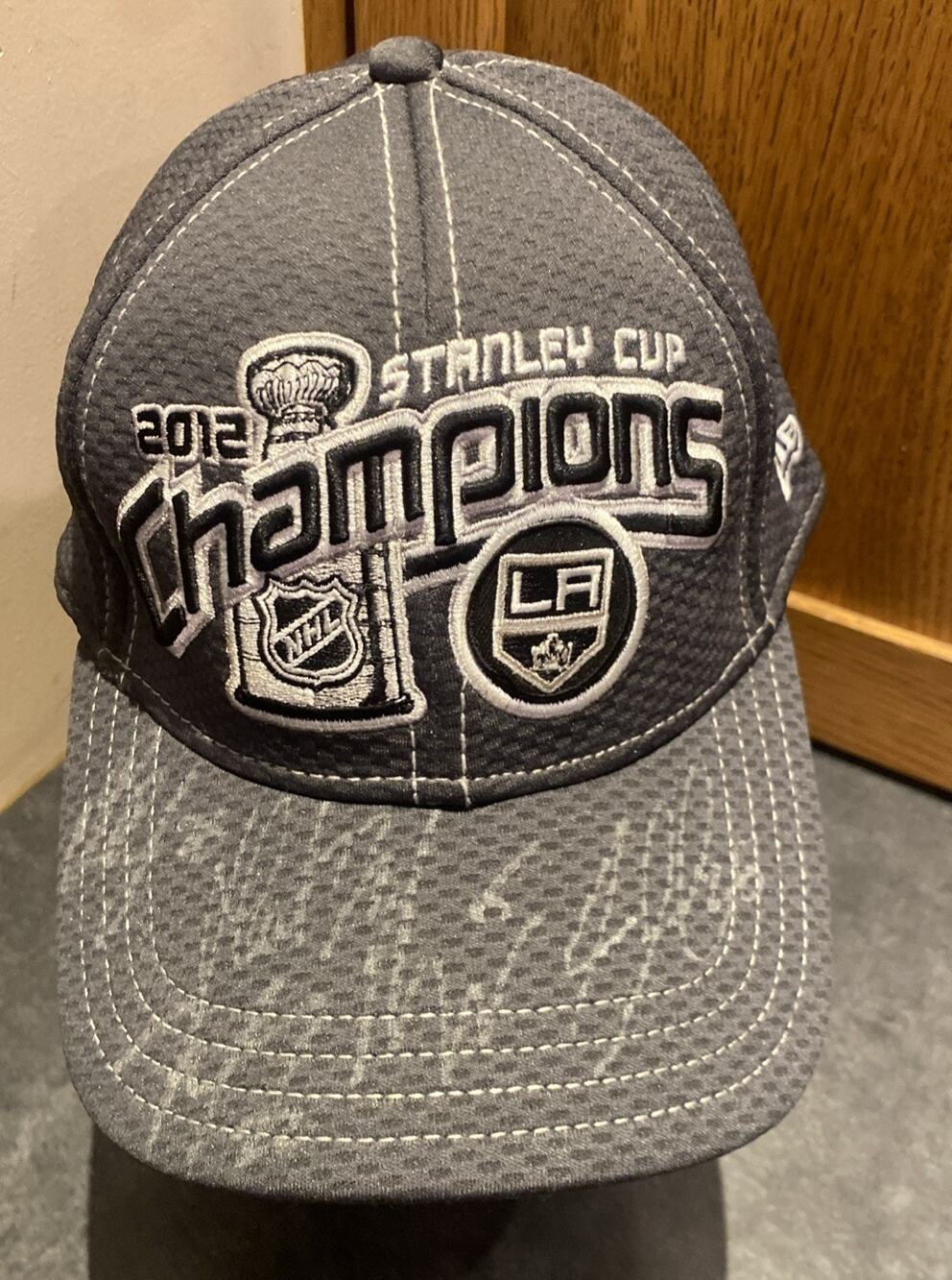 New Era 39Thirty Los Angeles Kings Stanley Cup Campions 2012 Gray Cap L/XL